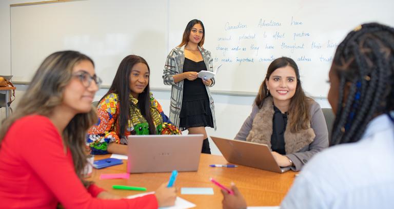 Students in classroom at RRU