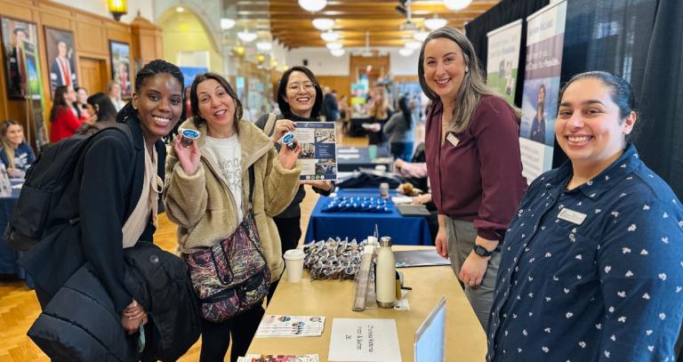Students and employers chatting at RRU Employer Connect 2026