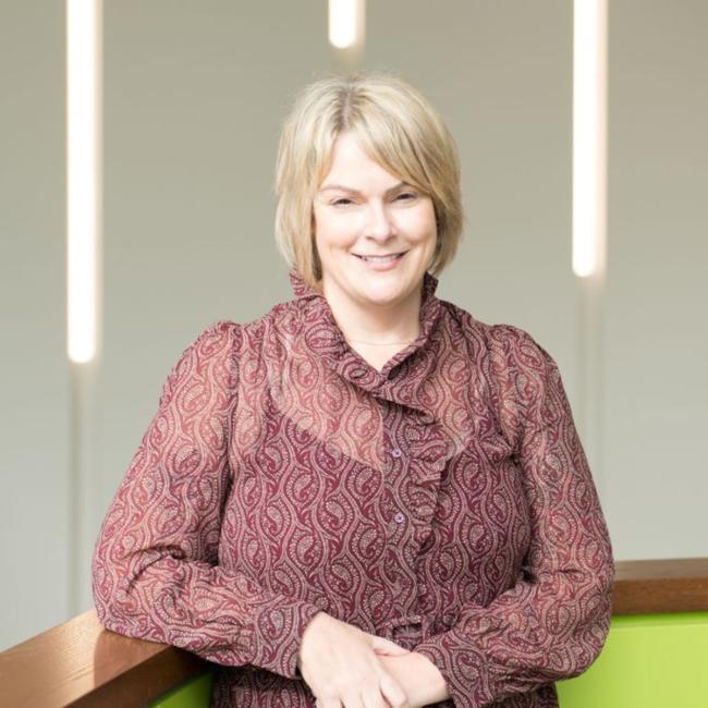 Headshot of Melanie Molnar, grad of the GC in Strategic Enrolment Management program. 