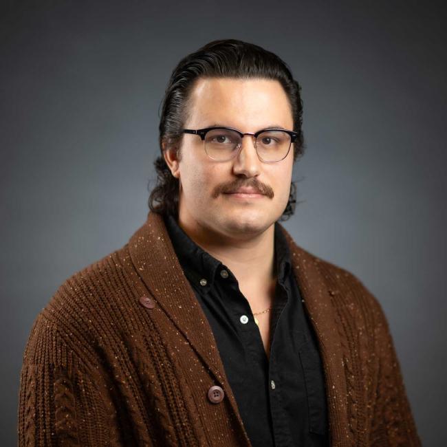 Portrait of Max Weselowski at Royal Roads University