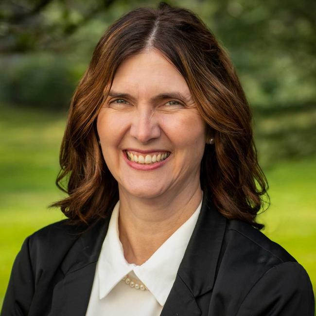 A portrait of Bree Claude at Royal Roads University 