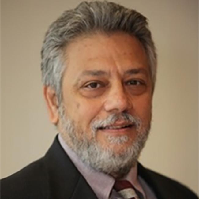 Portrait of Mihalis Halkide at Royal Roads University 