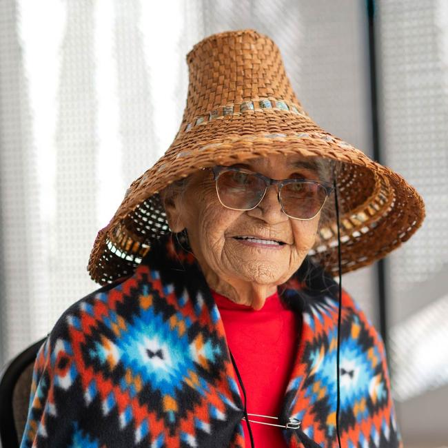 Portrait of elder SPOȽTENOT Lavina (Lee) Charles 