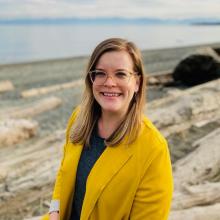 Portrait of Ann-Kathrin at Royal Roads University