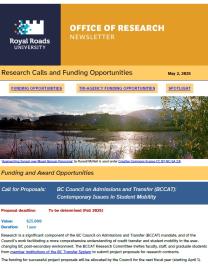 Page 1 of the research ebulletin, with branded header, decorative image, and text.