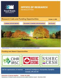 Page 1 of the ebulletin, with a branded header, decorative image, and text.