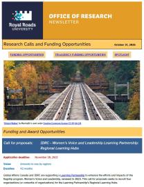 Page 1 of the research ebulletin, with branded header, decorative image, and text.